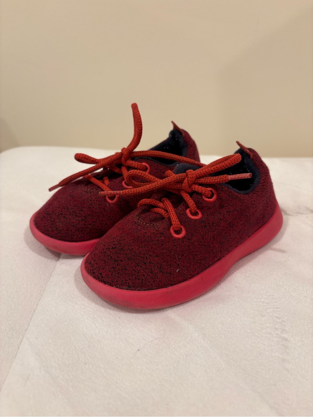 allbirds Smallbirds Toddler Kids Red Sneakers T9